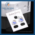 Clear PVC Plastic Jewelry Earring Display Cards